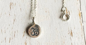 Karma Pendant Chain Necklace 