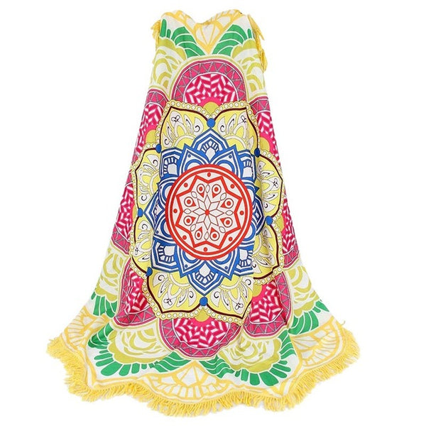 Beach Towel Tassel Yoga Mat Carpet Tapete Doormat - Astro Sapien