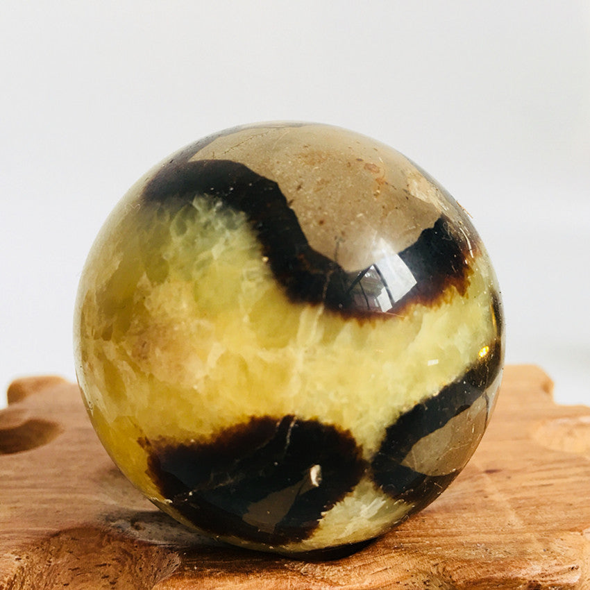 Septarium Mineral Healing Ball - Astro Sapien